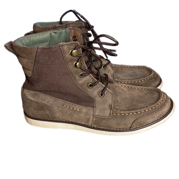 SPERRY DOCKYARD BOOT oiled leather and canvas - Picture 6 of 11